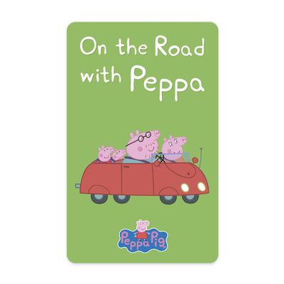 YOTO Peppa Pig: On The Road with Peppa Kids Audio Card for Use with Player & Mini All-in-1 Audio Device, Educational Screen-Free Listening with Fun Playtime Bedtime & Travel Stories, Ages 3+
