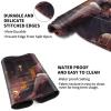 EDGFRTOIO Playmat with Zones for MTG Card Game Playing, Game Mats Tabletop Magic Play Mats 24"x14" Commander Deck Gaming Desk Duel Mat Card Gameplay Mats for Beginner, Queen of Death view 4