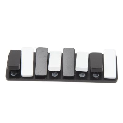 Alloy Metal Poker Push Card Haptic Clicker, Mini Slide Toys Compact Fidget Slider Toys (Black)