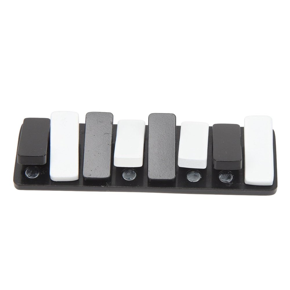 Alloy Metal Poker Push Card Haptic Clicker, Mini Slide Toys Compact Fidget Slider Toys (Black)