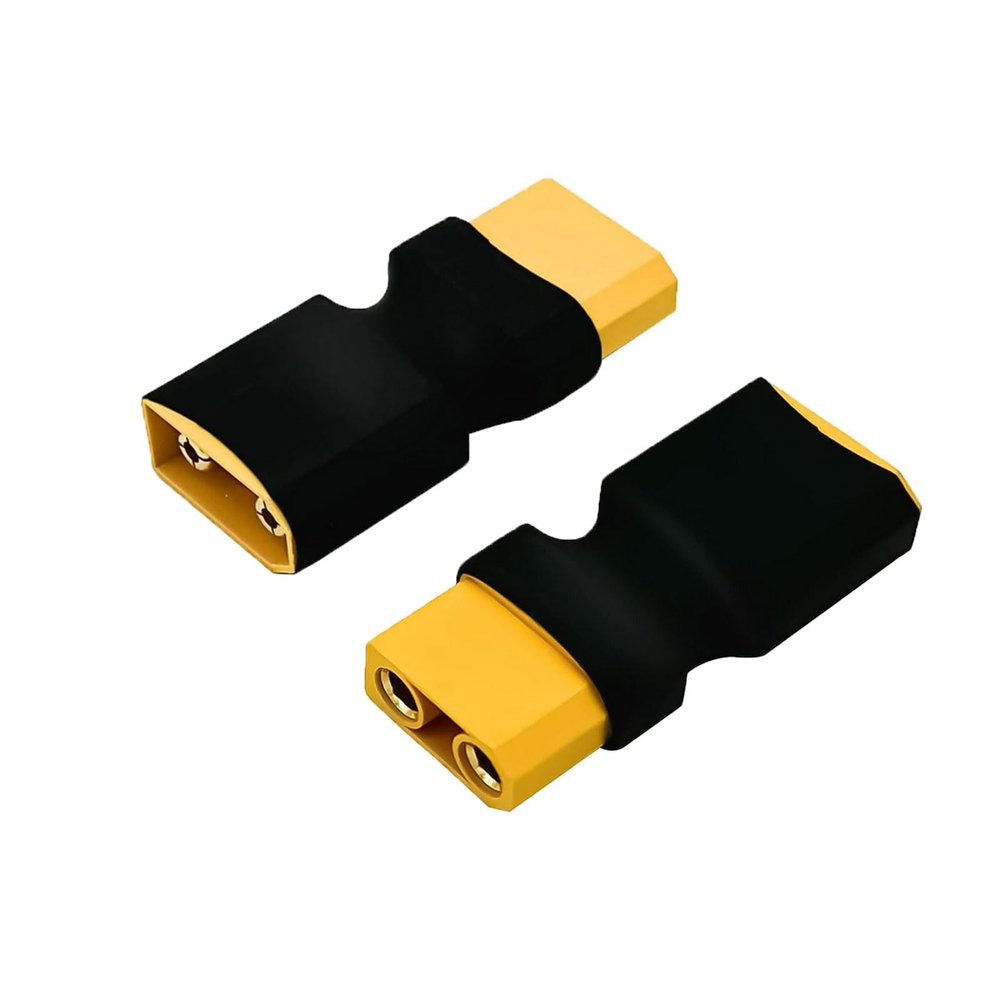 Wmzjnljy 2pcs XT90 Male to XT90 Female Connector no Wire Adapter(W44-2)