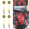 Oumefar 4PCS Universal RC Body Clips with Metal Retainer Pins for 1/10 Scale Car Models, Silicone Handle Car Shell Fasteners for Traxxas TRX4 D90, for ARRMA Axial SCX10, for Redcat GEN8 view 3