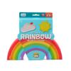 Chuckle & Roar - Rainbow Stacker - Tactile Learning - Stacking Toy - Preschool Fun - Silicone Toy view 1