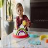 Chuckle & Roar - Rainbow Stacker - Tactile Learning - Stacking Toy - Preschool Fun - Silicone Toy view 3