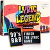 Lyric Legend 90s R&B Music Trivia Game Collection  Expandable Multi-Deck Finish The Lyrics Party Game Set for Game Night, Families & Groups - 3 Games in One Box! view 1