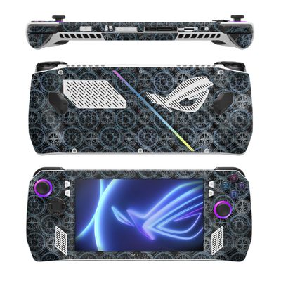 MightySkins Carbon Fiber Skin Compatible with Asus ROG Ally - Compass Tile | Protective, Durable Textured Carbon Fiber Finish | Easy to Apply