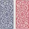 2 Deck Set of Washable Copag Plastic Playing Cards with Bonus Cut Card - Choose Colors & Style! (Blue/RED) view 3