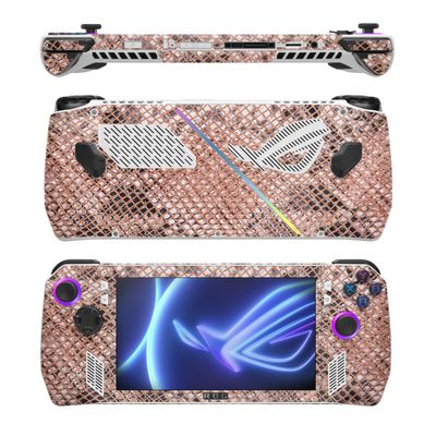 MightySkins Carbon Fiber Skin Compatible with Asus ROG Ally - Rattler Back | Protective, Durable Textured Carbon Fiber Finish | Easy to Apply