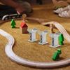 18 Pcs Train Bridge Pier Toys - Light Grey Plastic Support Risers for Kids Train Sets Ideal for Creative Track Layouts 2.75 X 2.16 X 2.59 Inches view 3