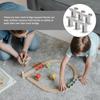 18 Pcs Train Bridge Pier Toys - Light Grey Plastic Support Risers for Kids Train Sets Ideal for Creative Track Layouts 2.75 X 2.16 X 2.59 Inches view 4