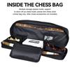 LEAP Chess Bag Only for Chess Sets Convenient Carrying Bag with Four Store Part for Roll-up Chess Board Chess Pieces Chess Clock, as Replacement of Chess Sets Great for Traveling or Camping view 2