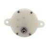 12V with Small Gear Motor with Slow Speed and Muted Gear Rotation on The Connection, Double Output Shaft with Flat Hole view 3