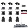 MaozyHomie 63 Pcs Battle Blocks Bricks Weapons Pack Military Weapons Accessories German WW2 Weapons Toys Military Equipment Compatible with Major Brand, 3 Years Old and up view 2