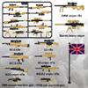 MaozyHomie 44 Pcs Weapons Pack Military 4 Countries Weapons Accessories Toys Military Equipment Battle Blocks Bricks Compatible with Major Brand, 3 Years Old and up view 3
