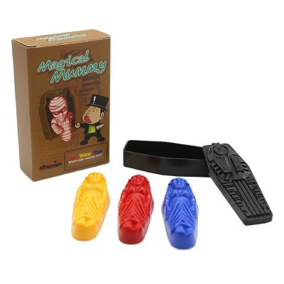 AIMOFAMAG Mummy Mystery Prediction Box - Mind Reading Color Magic Trick for Close Up Magicians & Mentalism