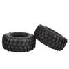4PCS 1/10 Scale 1.9" Crawler Tires 96mm/108MM with Insert for 1/10 RC Crawler Axial SCX10 SCX10 II 90046 D90 D110 for Tamiya Modification Accessories (Size : 108MM) view 4