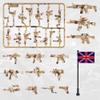 MaozyHomie 63 Pcs Military Weapons Set Accessories U.K Special Forces Weapons Toys Military Equipment Battle Blocks Bricks Compatible with Major Brand, 3 Years Old and up view 4