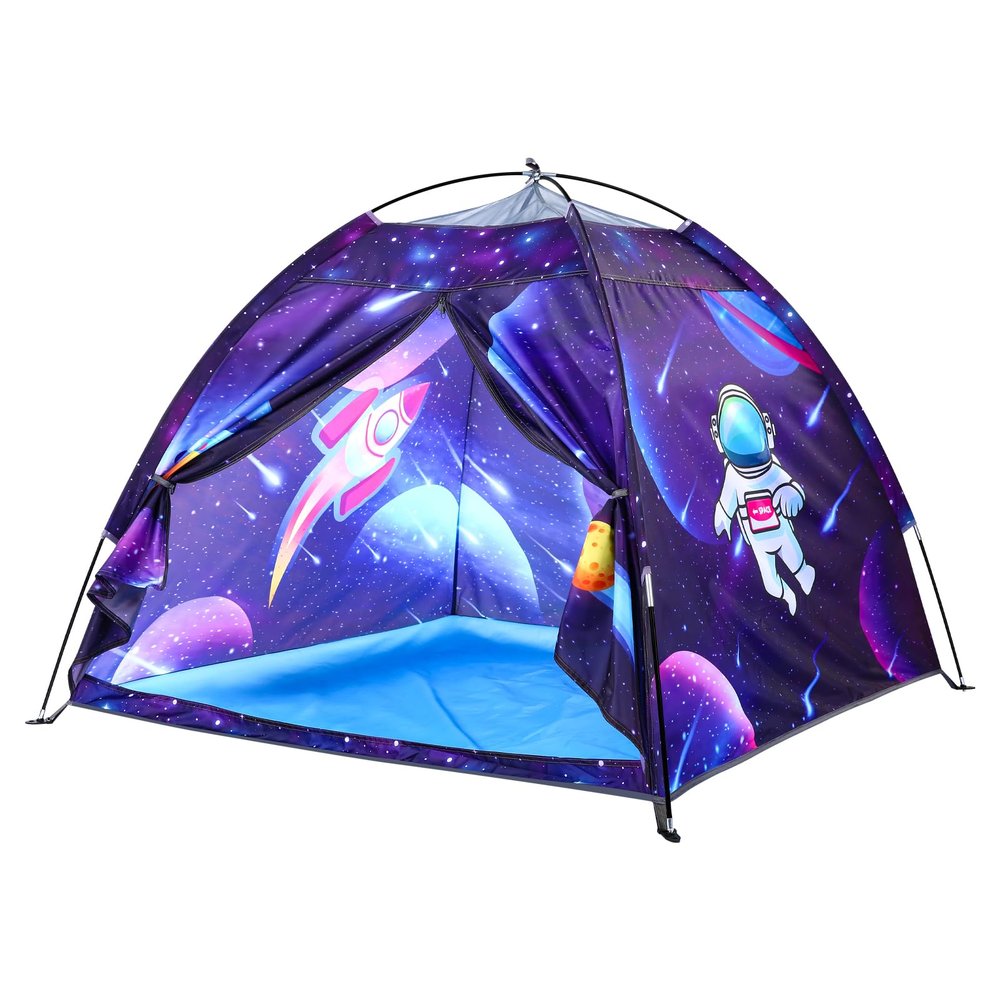 BLINWORLD Space World Kids Play TentSpaceship Tent for Kids, Foldable Pop Up Indoor Outdoor Party Spaceship Playhouse Tent Toy for Boys Girls-47 * 47 * 41 (Dark Purple)