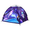 BLINWORLD Space World Kids Play TentSpaceship Tent for Kids, Foldable Pop Up Indoor Outdoor Party Spaceship Playhouse Tent Toy for Boys Girls-47 * 47 * 41 (Dark Purple) view 1