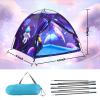 BLINWORLD Space World Kids Play TentSpaceship Tent for Kids, Foldable Pop Up Indoor Outdoor Party Spaceship Playhouse Tent Toy for Boys Girls-47 * 47 * 41 (Dark Purple) view 2