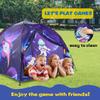 BLINWORLD Space World Kids Play TentSpaceship Tent for Kids, Foldable Pop Up Indoor Outdoor Party Spaceship Playhouse Tent Toy for Boys Girls-47 * 47 * 41 (Dark Purple) view 3