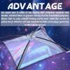BLINWORLD Space World Kids Play TentSpaceship Tent for Kids, Foldable Pop Up Indoor Outdoor Party Spaceship Playhouse Tent Toy for Boys Girls-47 * 47 * 41 (Dark Purple) view 4