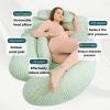 Pregnancy Pillows for Sleeping, U Shaped Full Body Pillow for Pregnancy Women,Removable Maternity and Nursing Pillow (Beige-70.86'') view 1