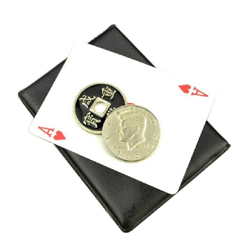 AIMOFAMAG Lethal Tender Coin Magic Tricks Professional Magician Gimmick Illusion Trick for Magic