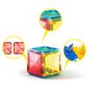 PicassoTiles Magnet Tile Building Blocks Mini Diamond Series Magnetized Toy Travel Size Compact Portable Magnetic Construction Block STEM Sensory Toy Early Education Learning Kids Ages 3+ PTM12 view 2