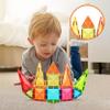 PicassoTiles Magnet Tile Building Blocks Mini Diamond Series Magnetized Toy Travel Size Compact Portable Magnetic Construction Block STEM Sensory Toy Early Education Learning Kids Ages 3+ PTM12 view 4