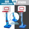 SUPER JOY Toddler Basketball Hoop - Height Adjustable Kids Basketball Hoops for Indoor & Outdoor Play - Portable Mini Basketball Goal for Poolside- Game Sport Toys for Boys & Girls Age 1 2 3 4 5 view 3