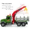 Gaginan Timber Transport Truck Toddler Toy, 15-inch Large Logging Truck Toy Car with Sounds and Lights, Birthday Kids Gifts for Boys & Girls Ages 3-6 view 4