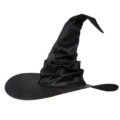 Ankelesz Halloween Witch Hat for Women Big Ruffled Hat, Party Masquerade Hat, Cosplay Costume Accessories