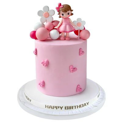 11pcs Princess Cake Topper with Balls Cake Decorations for Birthday Party Decorations