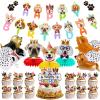 39 Pcs Dog Party Decorations - Birthday Banner, Honeycombs, Balloons & Cupcake Toppers for Dog Lovers view 1