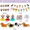39 Pcs Dog Party Decorations - Birthday Banner, Honeycombs, Balloons & Cupcake Toppers for Dog Lovers view 3