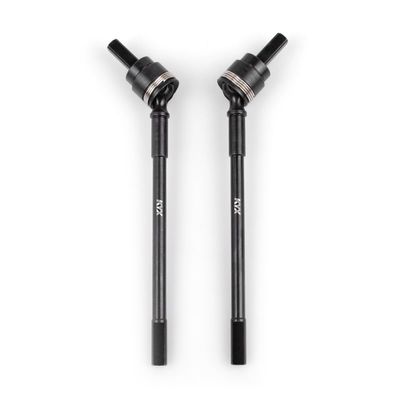 KYX Racing Hard Steel Front Axle CVD Drive Shaft Upgrades Parts Accessories for RC Crawler Car Axial Capra Unlimited Trail Buggy UTB10