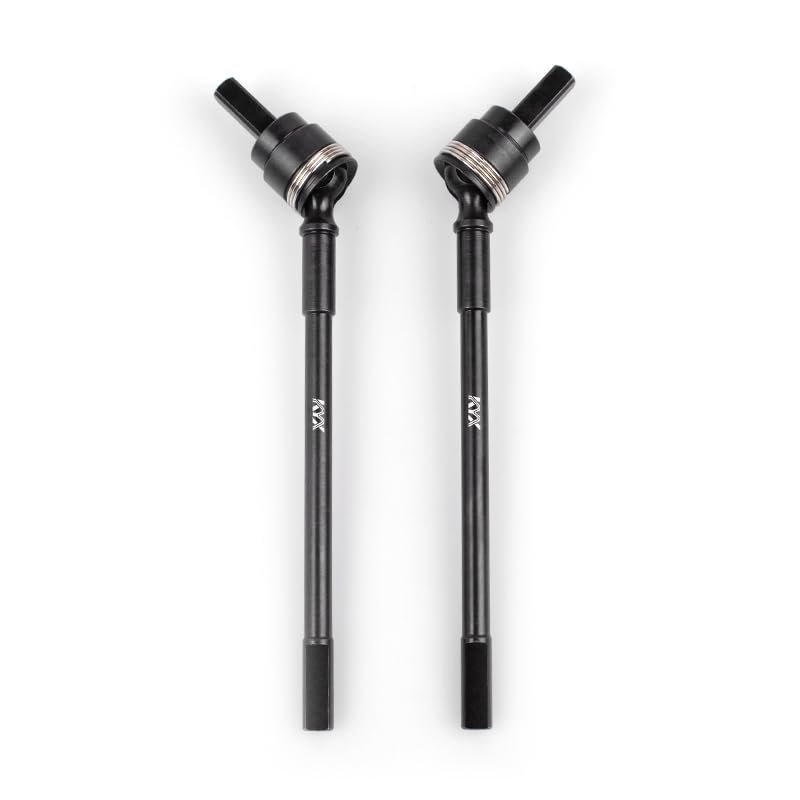KYX Racing Hard Steel Front Axle CVD Drive Shaft Upgrades Parts Accessories for RC Crawler Car Axial Capra Unlimited Trail Buggy UTB10