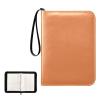 Orange Card Binder 400 Pockets Trading Card Storage Binder Album with Sleeves Zipper Card Collection Holder Folder for Sport Card Game Card Sleeved Card view 2