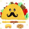Sratte Taco Piata Mexican Themed Party Piata with Stick Blindfold Confetti Carnival Mexican Cinco De Mayo Fiesta Game for Cinco De Mayo Fiesta Theme Birthday Party, 16 x 8 x 3 Inch view 1