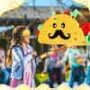 Sratte Taco Piata Mexican Themed Party Piata with Stick Blindfold Confetti Carnival Mexican Cinco De Mayo Fiesta Game for Cinco De Mayo Fiesta Theme Birthday Party, 16 x 8 x 3 Inch view 3