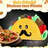 Sratte Taco Piata Mexican Themed Party Piata with Stick Blindfold Confetti Carnival Mexican Cinco De Mayo Fiesta Game for Cinco De Mayo Fiesta Theme Birthday Party, 16 x 8 x 3 Inch view 4
