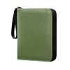 Dark Green Card Binder 400 Pockets Trading Card Storage Binder Album with Sleeves Zipper Card Collection Holder Folder for Sleeved Cards Sport Cards Game Cards view 1