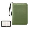 Dark Green Card Binder 400 Pockets Trading Card Storage Binder Album with Sleeves Zipper Card Collection Holder Folder for Sleeved Cards Sport Cards Game Cards view 2