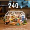 Rolife DIY Miniature House Kit for Adults, Easy Assemble Mini Greenhouse Dollhouse Building Model Sets, Tiny Wooden Garden House Hobby Crafts as Unique Gift Ideas or Home Decor view 2