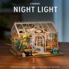 Rolife DIY Miniature House Kit for Adults, Easy Assemble Mini Greenhouse Dollhouse Building Model Sets, Tiny Wooden Garden House Hobby Crafts as Unique Gift Ideas or Home Decor view 4