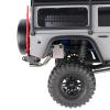 KYX Racing Stainless Steel Exhaust Pipe Set Upgrades Parts Accessories for 1/18 RC Crawler Car Traxxas TRX4M Defender view 2