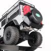 KYX Racing Stainless Steel Exhaust Pipe Set Upgrades Parts Accessories for 1/18 RC Crawler Car Traxxas TRX4M Defender view 4