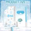 Aoriher Boys 1st Birthday Piata Winter Onederland Game Set Blue Silver Snowflake Piata with Stick Blindfold Mask Confetti for Boys First Birthday Baby Shower Party Game Supplies Decor view 3