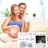 APLUSH Ultrasound Picture Frame 4X3 Inches with Baby Countdown Weeks Sonogram Pregnancy Announcement Elephant Nursery Decor, Gender Reveal, New Mom Keepsake Gift view 2